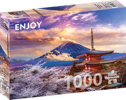 ENJOY PUZZLE dėlionė FUDZI KALNAS PAVASARĮ, JAPONIJA, 1000 dalių, 68x48 cm, Enjoy-1368