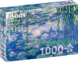 ENJOY PUZZLE dėlionė VANDENS LELIJOS, CLAUDE MONET, 1000 dalių, 68x48 cm, Enjoy-1197