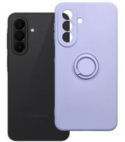 Violetinis dėklas Samsung Galaxy A27 5G telefonui "Silicone Ring Case"