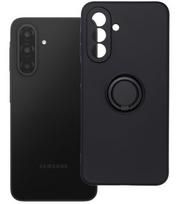 Juodas dėklas Samsung Galaxy A17 / A18 telefonui "Silicone Ring Case"