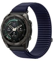 Mėlyna apyrankė Garmin Fenix 5X / 5X Plus / 6X / 6X Pro / 7X / 8 / 8 Pro / 9 / 9 Pro (51 mm) "Tech-Protect NylonLoop"