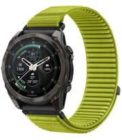 Žalia (Lime) apyrankė Garmin Fenix 5X / 5X Plus / 6X / 6X Pro / 7X / 8 / 8 Pro / 9 / 9 Pro (51 mm) "Tech-Protect NylonLoop"