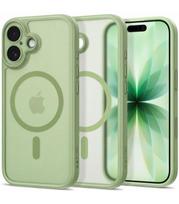 Matinis žalias dėklas Apple iPhone 17 telefonui "Tech-Protect MagPeak Magsafe CC"