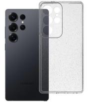 Skaidrus dėklas su blizgučiais Samsung Galaxy S25 Ultra telefonui "Case 2mm Blink"