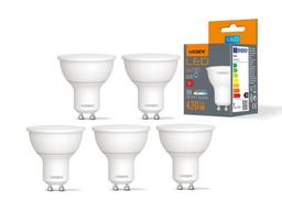 LED lemputė Videx, GU10, 5W, 420Lm, 3000K, 5 vnt.