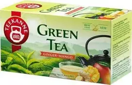 „Teekanne“ žaliasis imbiero ir mango arbata, 20 vnt.