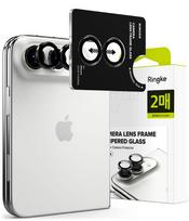 Kameros apsauginis stiklas Ringke Camera Frame iPhone Duo, 2 vnt., juodas
