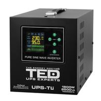 2600VA/1800W | Grynos sinusoidės keitiklis - UPS | Akumuliatorių prijungimas 2x12V | LifePO4, AGM