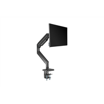 Digitus Desk Mount | Height, tilt, rotation, depth, pivot | Single Monitor Mount | 49" | Maximum weight capacity: 20 kg | Black