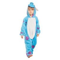Vaikiška Pižama Kigurumi Kombinezonas Sulivano Kostiumas Mėlynas 105-115 Cm, 105-115 cm
