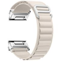 Beline High Mountain Loop smartwatch strap for Garmin CarbonEdition/Approach S70 | Nylon | beige