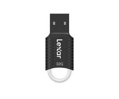 Lexar JumpDrive V40 32GB USB flash drive USB Type-A 2.0 Black, White