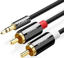 UGREEN AV116 3.5mm Jack to 2RCA (Cinch) 5m black