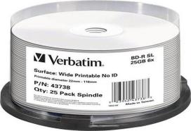 Verbatim BD-R 25GB 6x 25 pieces (43738)