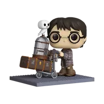 FUNKO POP! Deluxe Vinilinė figūrėlė: Harry Potter - Harry w/ trolley