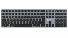 Logickeyboard Titan DE (Mac) – Vokiškas išdėstymas, laidas USB klaviatūra su apšvietimu
