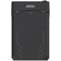 UNITEK Y-3035 HDD/SSD korpusas, 2.5/3.5", USB 3.2 Gen 1, SATA III, UASP, 6Gbit/s, 12V, juodas
