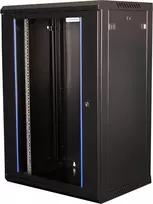 Wirewin WCAB PS3 600X450X6U B juoda 19″ sieninė spinta, vientisa, Pro 3rd Generation, 600x450 mm