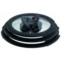 Tefal keptuvių dangčių rinkinys Ingenio L9849053, 3 vnt., 16/18/20 cm, grūdintas stiklas, sulankstomas, plauti indaplovėje
