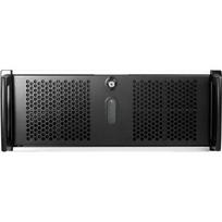 Chenbro RM42300F1-USB 3.0 serverio korpusas, 4U, juodas/sidabrinis, SSI-CEB, 2x USB-A 3.2 Gen 1, 5,25 col., 1,2 mm SGCC