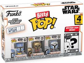 „Bitty Pop!“ „Mandalorian“ – 4 vnt. rinkinys su „Heavy Mandalorian“ figūrėlėmis | 9,5 × 14 cm