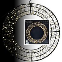 Dekoratyvinė Girlianda „opona“ 480 Led, 38 Cm, Juoda