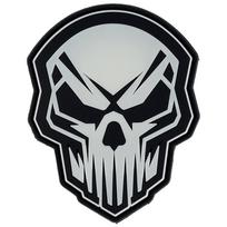 101 Inc. 3D PVC Angry Skull Glow In The Dark Karinis antsiuvas