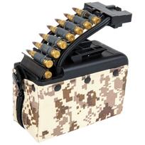 A&K M249 Digital Desert 2000 BB Elektrinė airsoft dėžinė dėtuvė