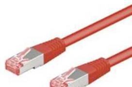 Goobay CAT 6 tinklo kabelis S/FTP (PiMF), raudonas, 30 m, Cat6, S/FTP (S-STP), RJ-45, RJ-45, raudonas