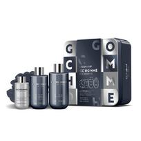 Grace Cole Homme Shower Care Set ( Černý pepř & Mandarinka )- Dárková sada v plechové dóze ( 4 ks ) Vonios ir dušo priemonė