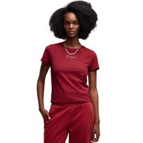 Moteriški marškinėliai Puma ESS Script Tee raudoni 691760 23