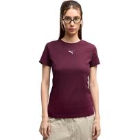 Moteriški marškinėliai Puma Ess Centered Cat Logo bordo