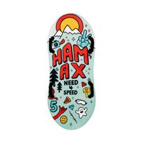 Hamax Čiuožynė Twin Tip Serferis Graffiti Kalnų mėtinis 550072