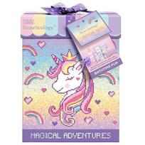 Unicorn Hair & Body Gift Box - Dárkový box péče o tělo a gumiček do vlasů ( 6 ks )