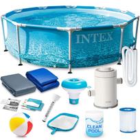 Karkasinis baseinas Intex 28208 305 x 76 cm su siurbliu ir priedais