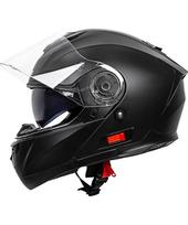 Atverčiamas motociklininko šalmas W-TEC Cullo - White-Pink