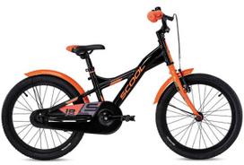 Dviratis S'COOL XXlite 18" 1-speed coaster-brake Aluminium black-orange