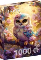ENJOY PUZZLE dėlionė ŠVELNI PELĖDA, 1000 dalių, 68x48 cm, Enjoy-2213