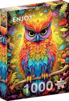 ENJOY PUZZLE dėlionė RUDENINĖ PELĖDA, 1000 dalių, 68x48 cm, Enjoy-2225