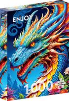ENJOY PUZZLE dėlionė MĖLYNASIS DRAKONAS, 1000 dalių, 68x48 cm, Enjoy-2143