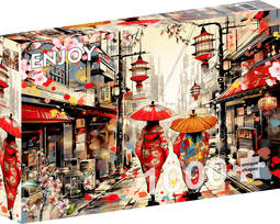 ENJOY PUZZLE dėlionė PASIVAIKŠČIOJIMAS TOKIJU, 1000 dalių, 68x48 cm, Enjoy-2241