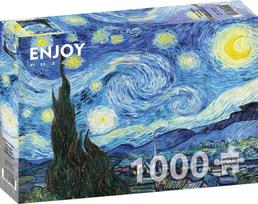 ENJOY PUZZLE dėlionė ŽVAIGŽDĖTA NAKTIS, VINCENT VAN GOGH, 1000 dalių, 68x48 cm, Enjoy-1104