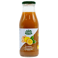 Citrinų arbatos koncentratas su imbieru, Žolynėlis, 500 ml.