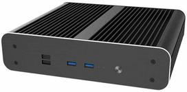 Akasa Euler CTX kompiuterio korpusas, bevielis mini korpusas, Thin-Mini-ITX – juodas