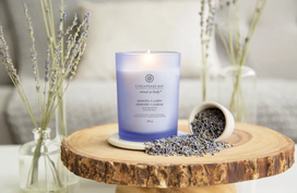 Chesapeake Bay Candle Chesapeake Bay kvapni žvakė su mediniu dangteliu – levanda ir čiobreliai