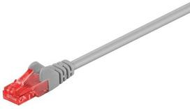 Goobay 93670, 1,5 m, Cat6, U/UTP (UTP), RJ-45, RJ-45, Pilka