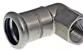 Aalberts integrated piping systemsBV VSH XPress RF 304 alkūnė 90 laipsnių - alkūnės adapteris MN 22XR3/4 R2409.