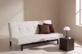 Venture Design Sulankstoma lova-sofa Bodil, balta