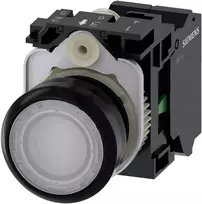 Siemens Apšviestas mygtukas, baltas, IP67, IP69K, 2,23 cm, 60 mm, 130 mm, 30 mm, 53 g