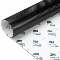 3m Carbon juoda plėvelė 152x40cm automobiliui, serija 2080